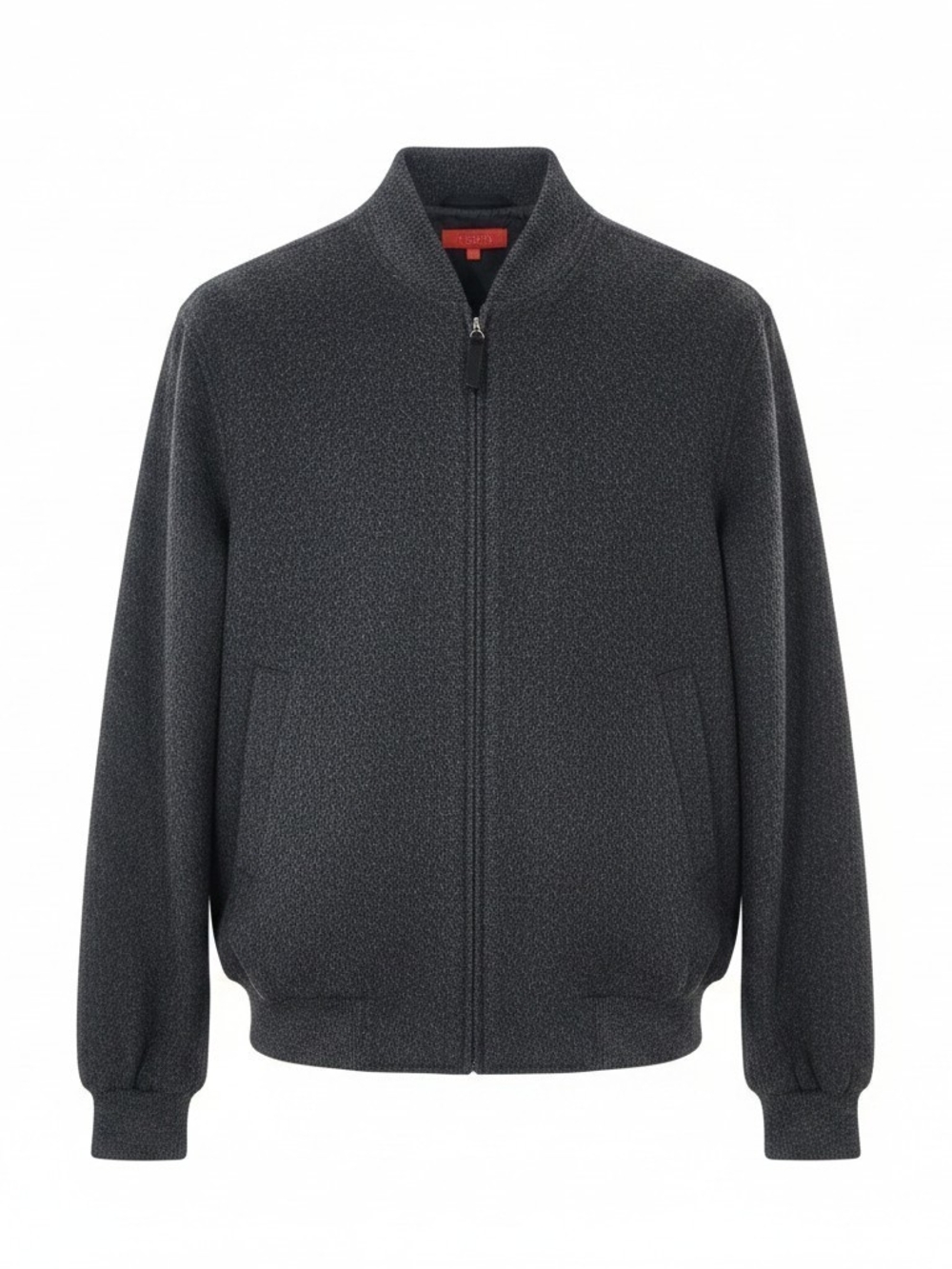 Vintage Andean Men's Alpaca Wool Full-Zip Bomber Jacket Size M